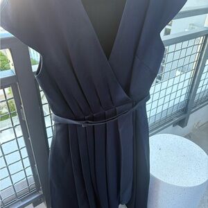Jason Wu Midnight Blue Midi Belted Wrap Dress